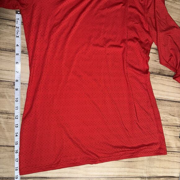 ZYIA Activewear Red Chill Long Sleeve Top Size Large - Picture 6 of 9